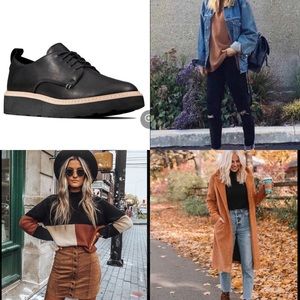 Clarks Trace Walk Oxfords- sz 7 EUC